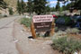 Big Pine Canyon Recreation Area Clyde Glacier Group Sign