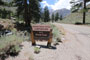 Big Pine Canyon Recreation Area Palisade Glacier Group Sign