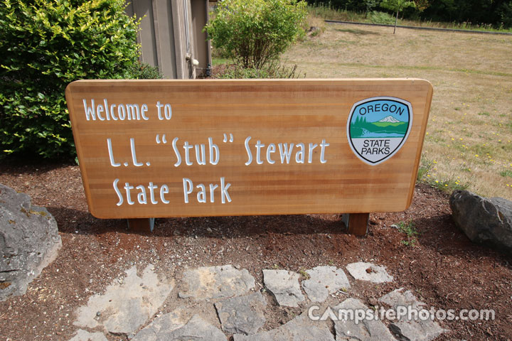 LL Stub Stewart State Park Sign