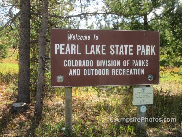 Pearl Lake State Park Campground Sign