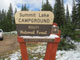 Summit Lake Campground Sign
