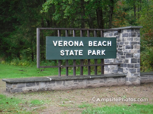 Verona Beach State Park Sign