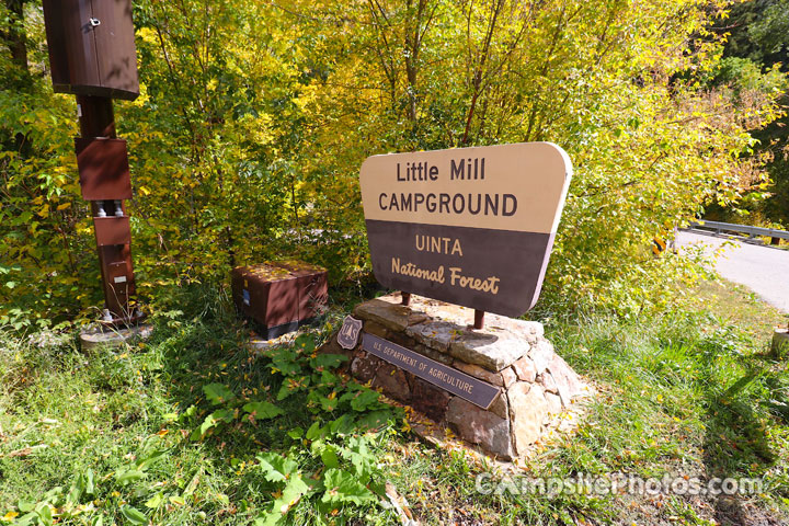 Little Mill Campground Sign