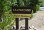 French Meadows Campground Sign