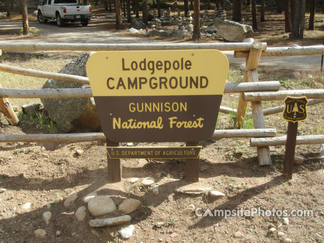 Lodgepole (Tayor River) Campground Sign