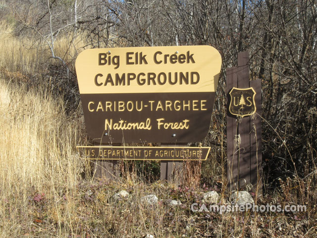 Big Elk Creek Sign