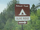 Olive Ridge Campground Sign
