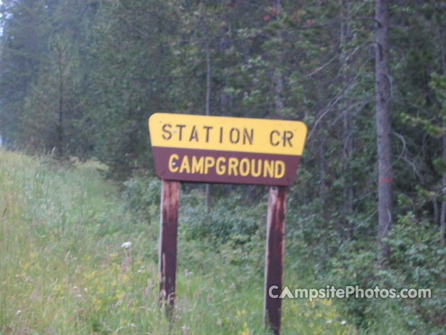 Station Creek Sign