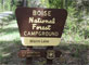 Warm Lake Campground Sign