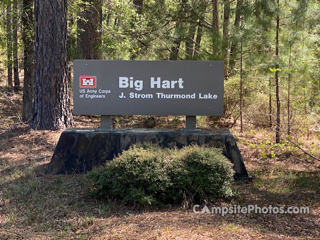 Big Hart Campground Sign