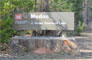 Modoc Campground Sign