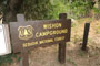 Wishon Campground Sign