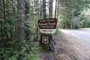 Adams Fork Campground Sign