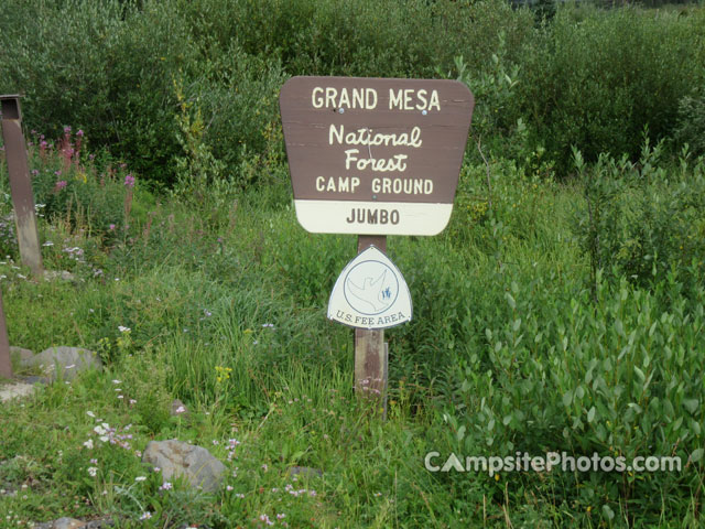 Jumbo Campground Sign