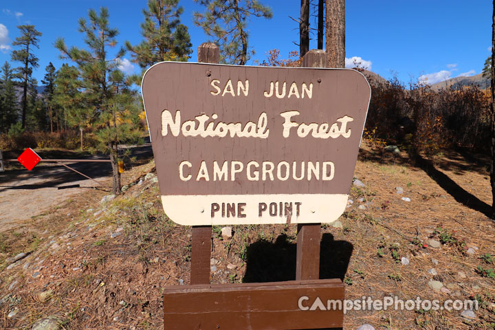 Pine Point Sign