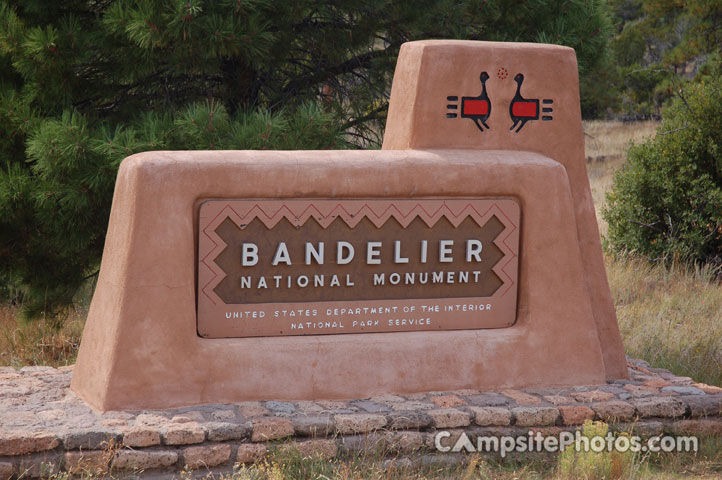 Bandelier National Monument Sign