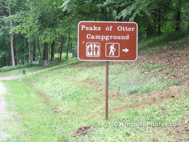 Peaks of Otter Sign