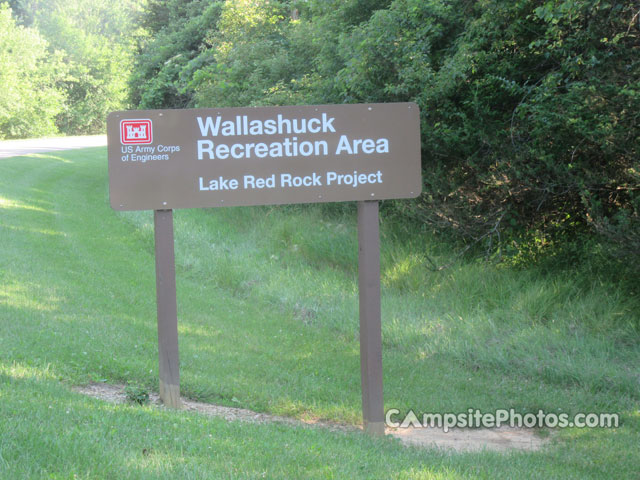 Wallashuck Campground Sign