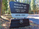 Aspen Point Campground Sign