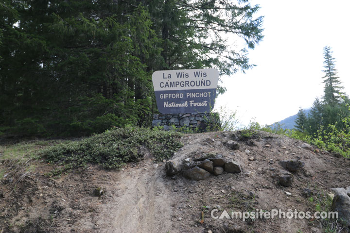 La Wis Wis Campground Sign