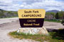 South Fork Campground Sign