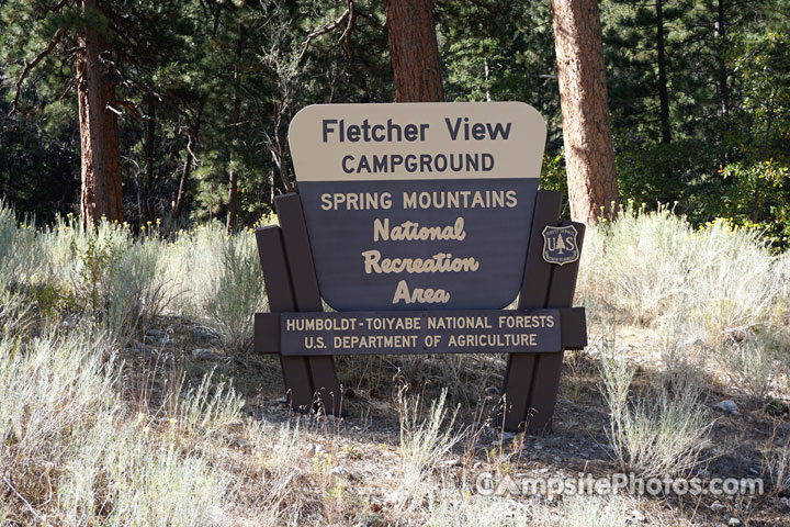 Fletcher View Sign
