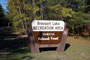Brevoort Lake Recreation Area Sign