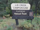 Lid Creek Campground Sign