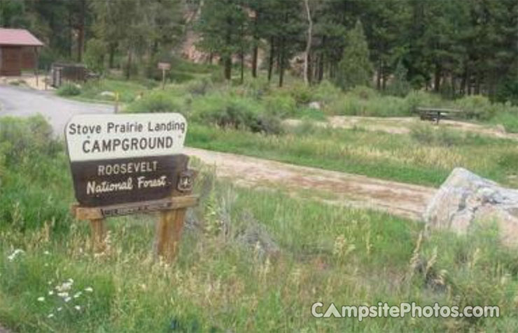 Stove Prairie Campground Sign