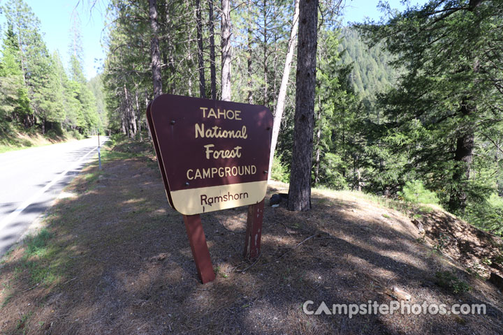 Ramshorn Campground Sign