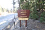 Sierra Campground Sign