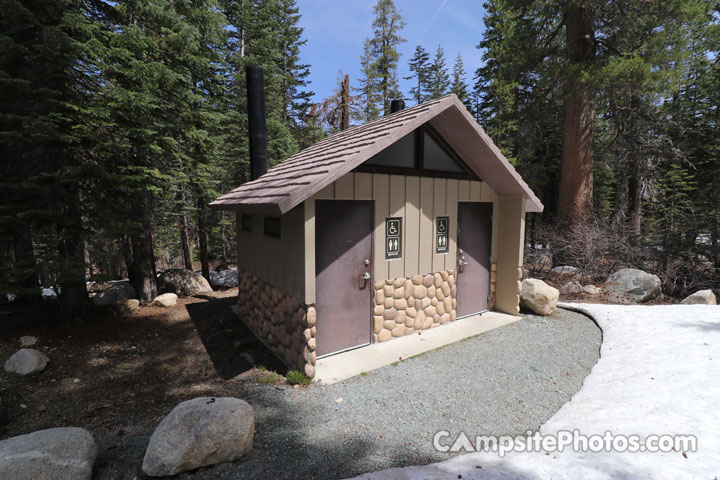 Lake Alpine Pine Marten Campground Restroom