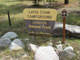 Lottis Creek Campground Sign