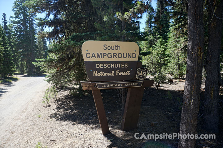 South Campground Sign