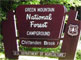 Chittenden Brook Campground Sign