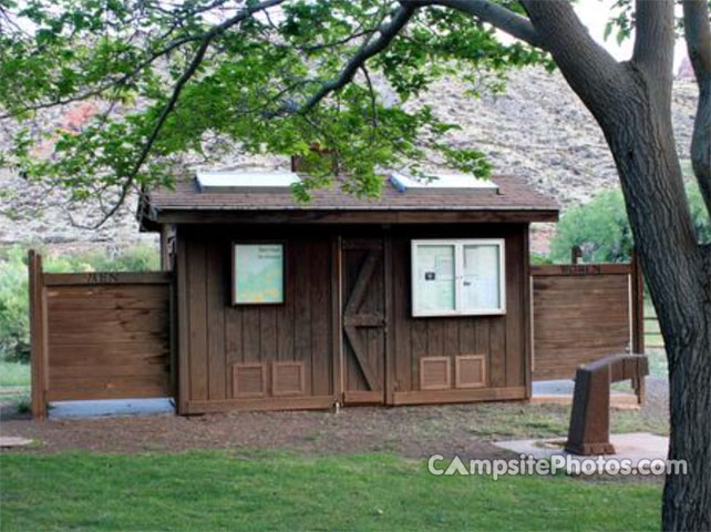 Capitol Reef NP Group Camping Restroom
