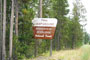 Piney Campground Sign
