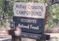 McKay Crossing Campground Sign