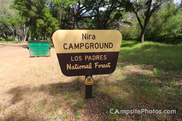 Nira Campground Sign