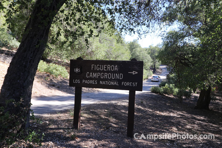 Mt. Figueroa Campground Sign