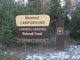 Blowout Campground Sign