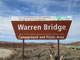 Warren Bridge Sign