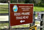 Ross Prairie Trailhead Sign