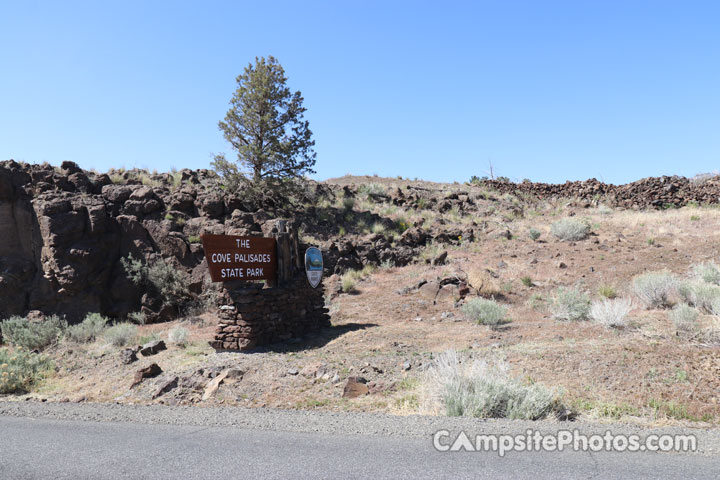 Cove Palisades State Park Sign