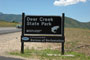Deer Creek State Park Sign