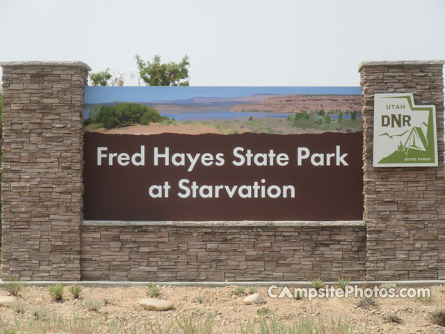 Fred Hayes State Park Sign