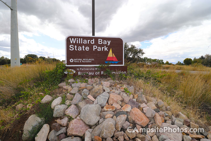 Willard Bay State Park Sign