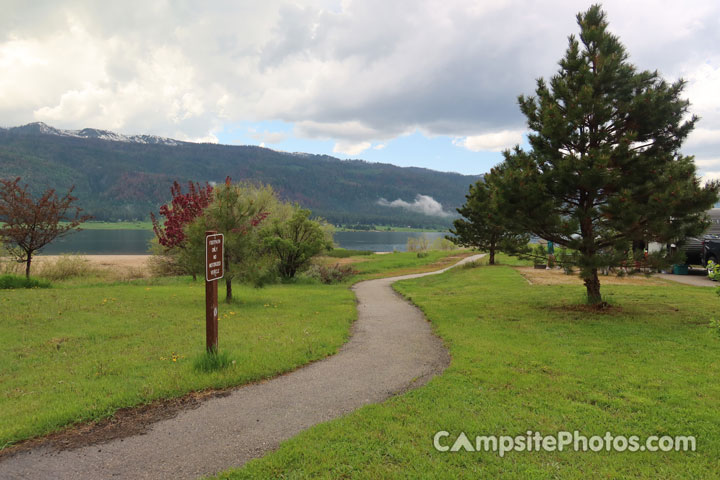 Lake Cascade State Park Big Sage Walking Path