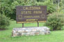Caledonia State Park Sign