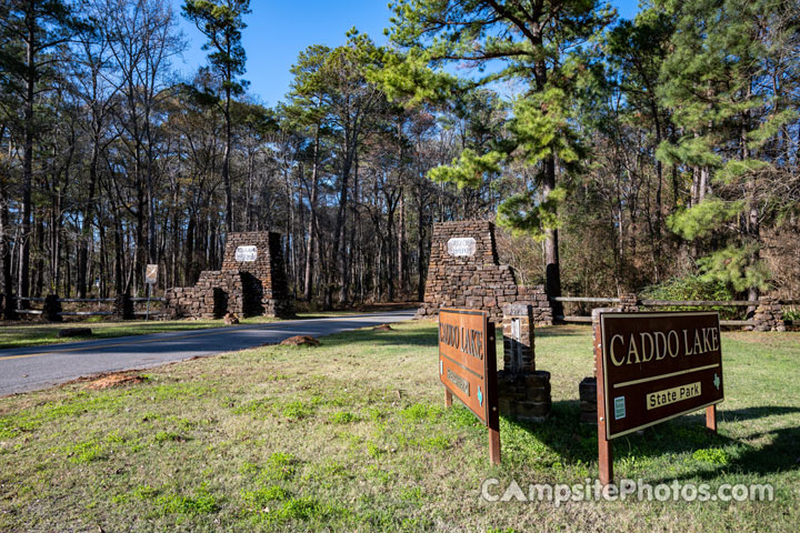 Caddo Lake State Park Sign